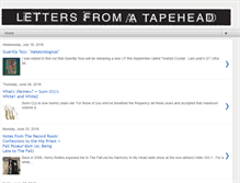 Tablet Screenshot of letters-from-a-tapehead.com